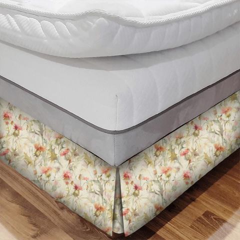 Cirsiun Linen Russett Bed Base Valance