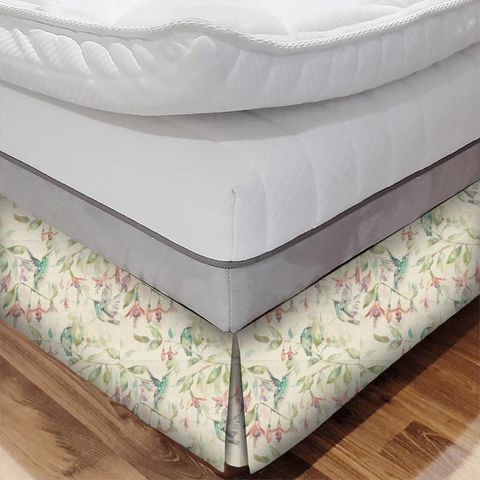 Fushcia Flight Linen Bed Base Valance