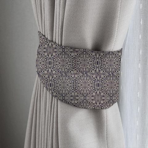 Brocade Sapphire Tieback