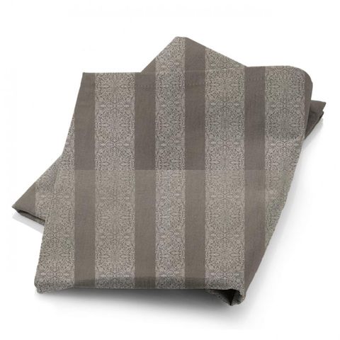 Brocade Stripe Ash Grey Fabric