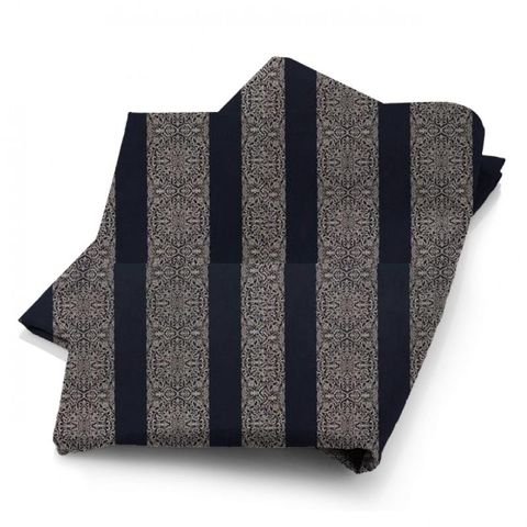 Brocade Stripe Sapphire Fabric