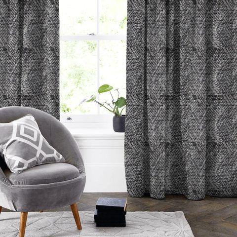 Kiso Charcoal Made To Measure Curtain