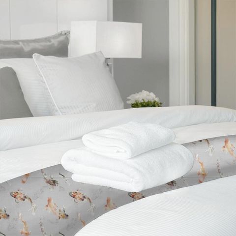 Koi Carp Amber Bed Runner
