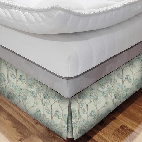 Nippon Linen Emerald Bed Base Valance