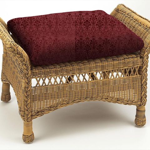 Tiverton Carmine Box Cushion