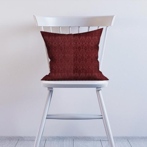 Tiverton Carmine Cushion