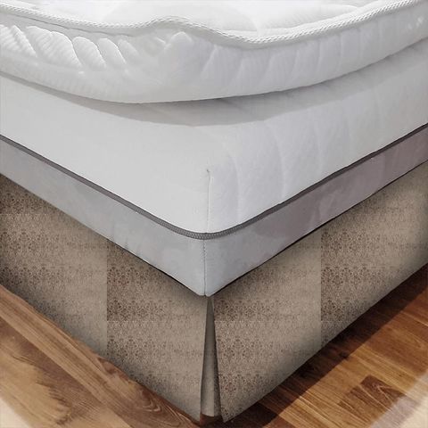 Tiverton Mink Bed Base Valance