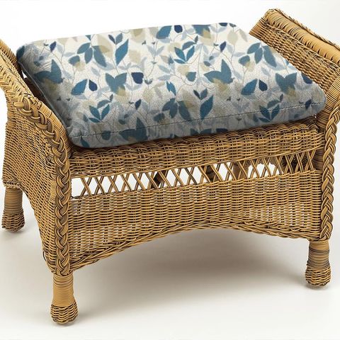 Akira Denim / Midnight / Putty Box Cushion