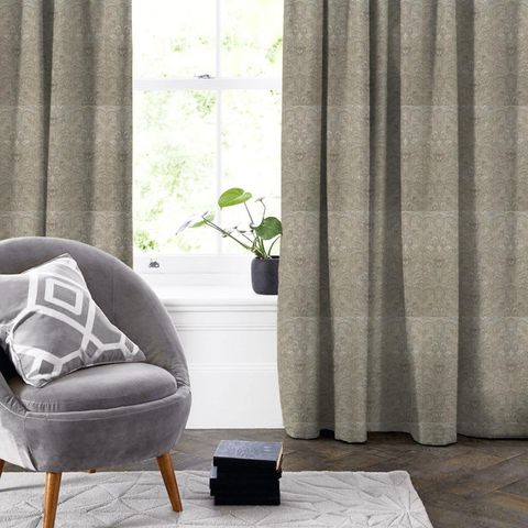 Rossini Ash Grey Made To Measure Curtain