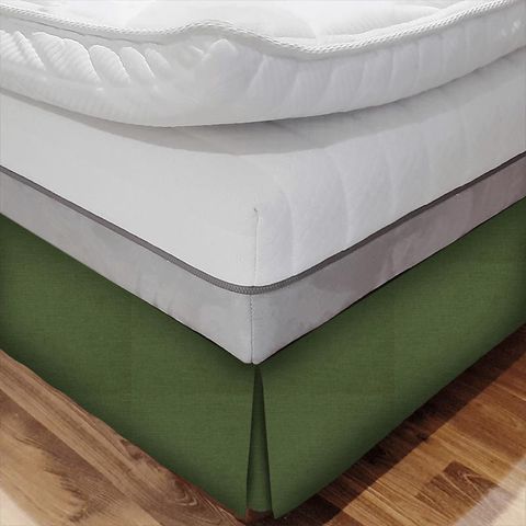 Riviera Chive Bed Base Valance