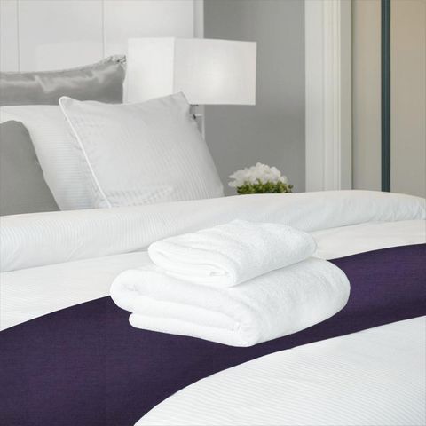 Riviera Grape Bed Runner