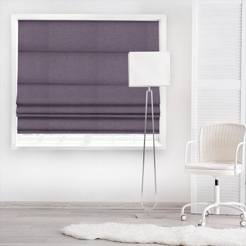 Riviera Heather Made To Measure Roman Blind