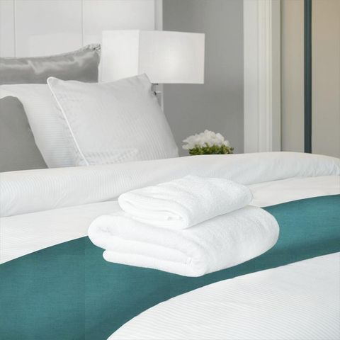 Riviera Turquoise Bed Runner