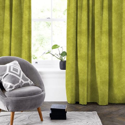 Walbrook Olive Made To Measure Curtain