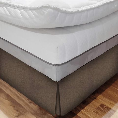 Flynn Nutmeg Bed Base Valance
