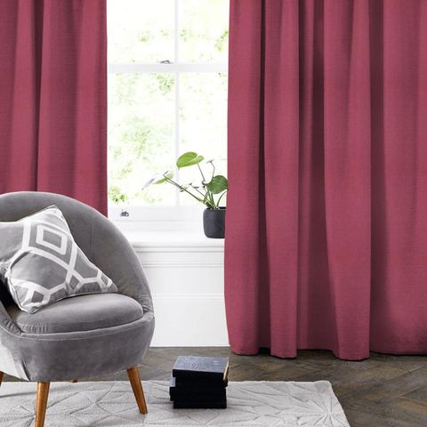 Helston Cerise Made To Measure Curtain