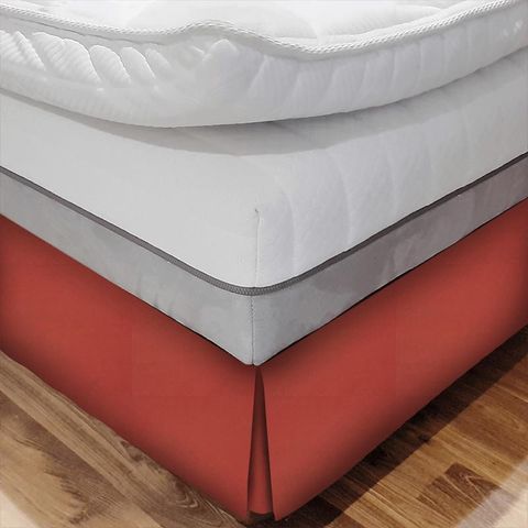 Core Paprika Bed Base Valance
