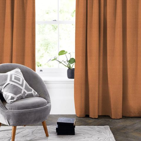 Dusk Tangerine Made To Measure Curtain