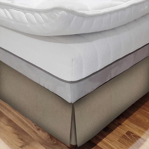 Penzance Taupe Bed Base Valance