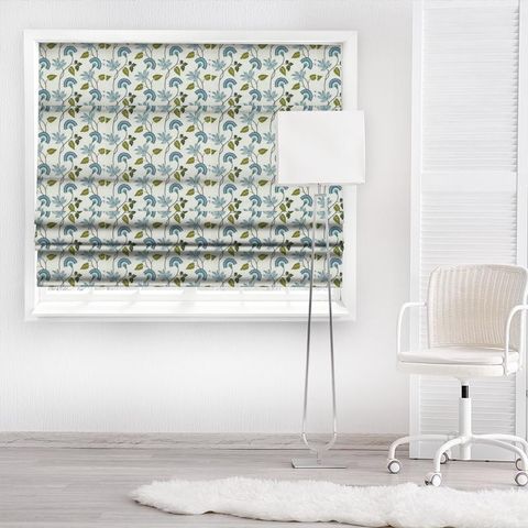 Carnival Lagoon Made To Measure Roman Blind