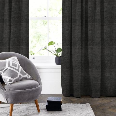 Tressillian Anthracite Made To Measure Curtain