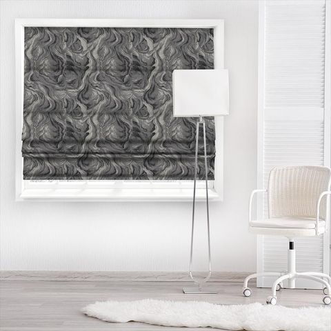 Lavico Nero Made To Measure Roman Blind