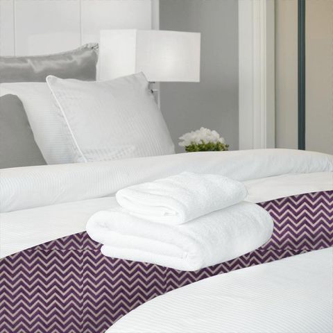 Prisma Amethyst Bed Runner