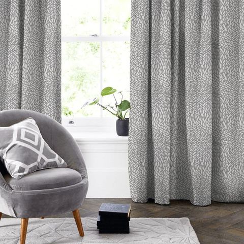 Corallino Pewter Made To Measure Curtain