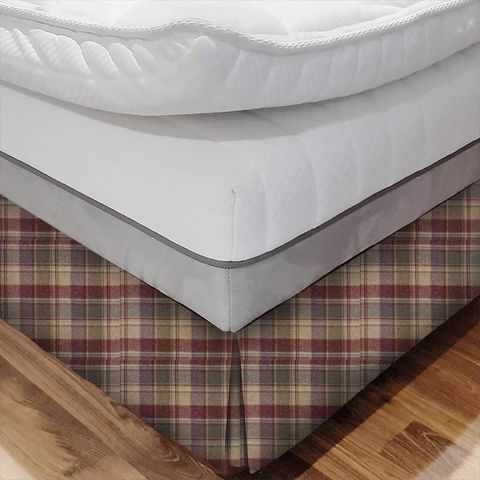 Snowshill Heather Bed Base Valance