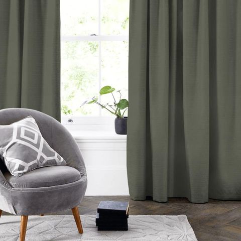 Renzo Charcoal Made To Measure Curtain