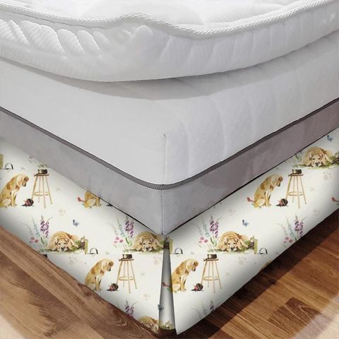 Best Of Friends Cream Bed Base Valance