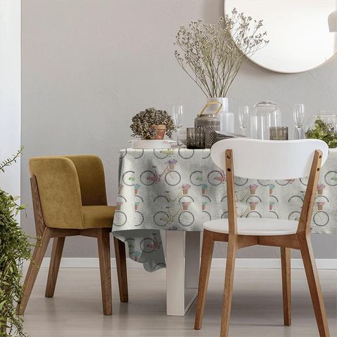 Cycles Cream Tablecloth