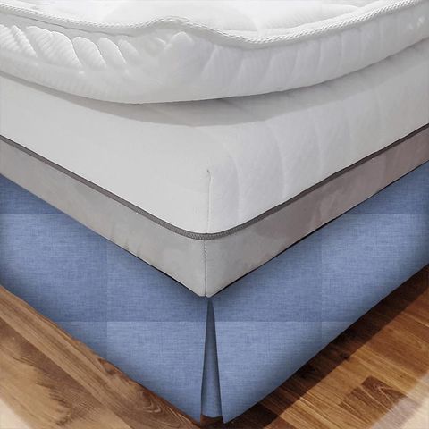 Lunar Denim Bed Base Valance