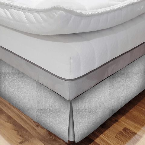 Zircon Silver Bed Base Valance