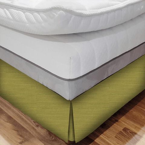 Orion Lime Zest Bed Base Valance