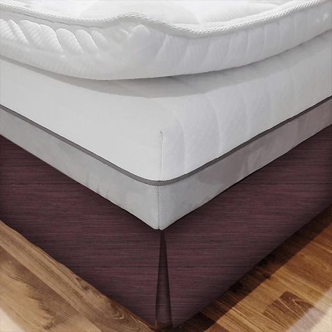 Orion Raisin Bed Base Valance