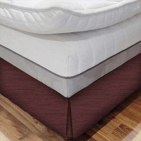 Orion Wine Bed Base Valance