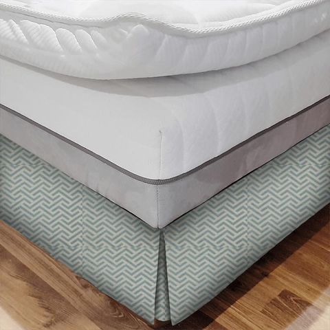 Rhodes Turquoise Bed Base Valance