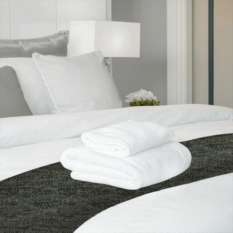Viento Charcoal Bed Runner